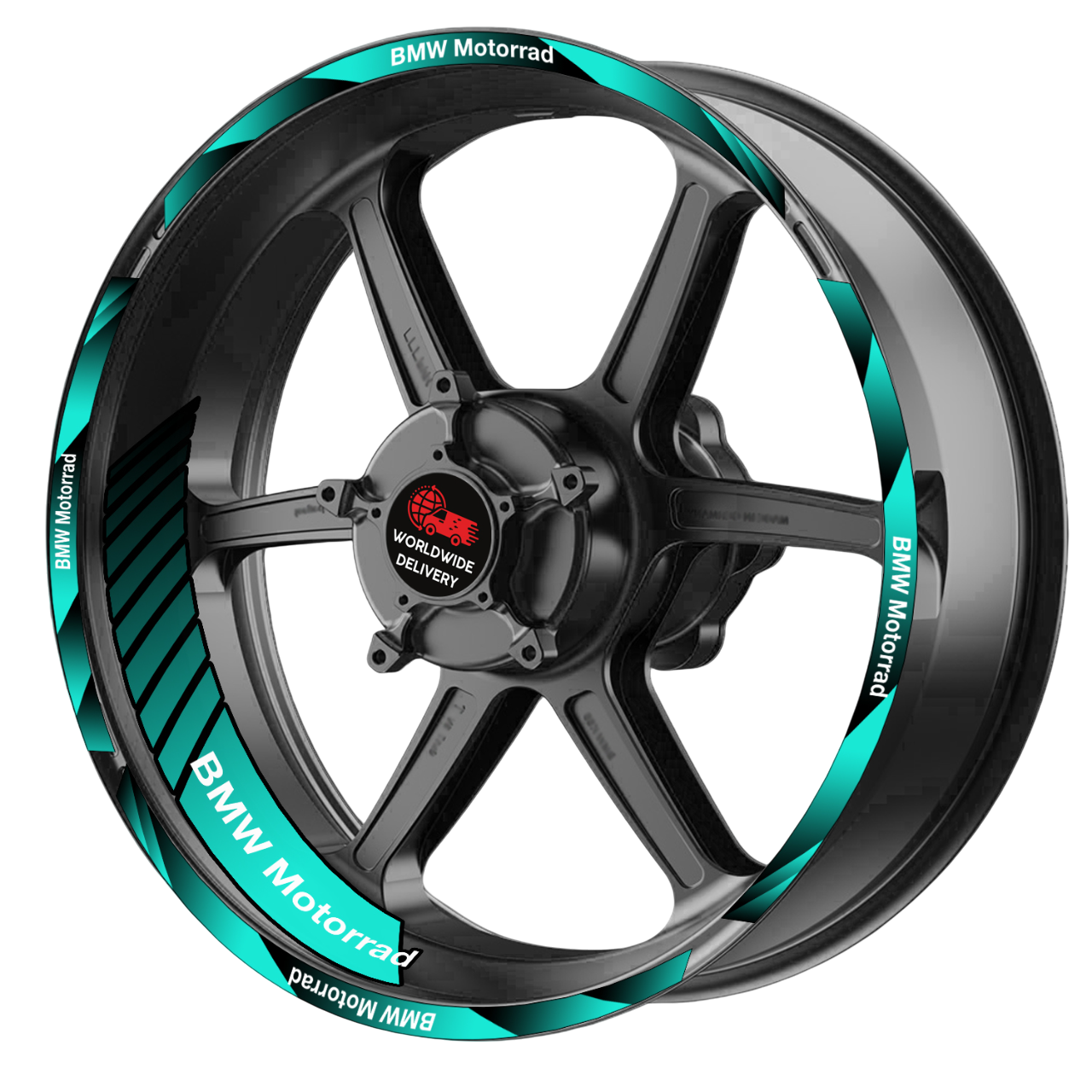 BMW Motorcycle Wheel Decals R17 | Rim Stickers Stripes M Sport S R F RR GS XR RS GT