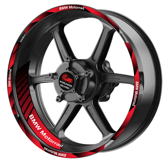BMW Motorcycle Wheel Decals R17 | Rim Stickers Stripes M Sport S R F RR GS XR RS GT